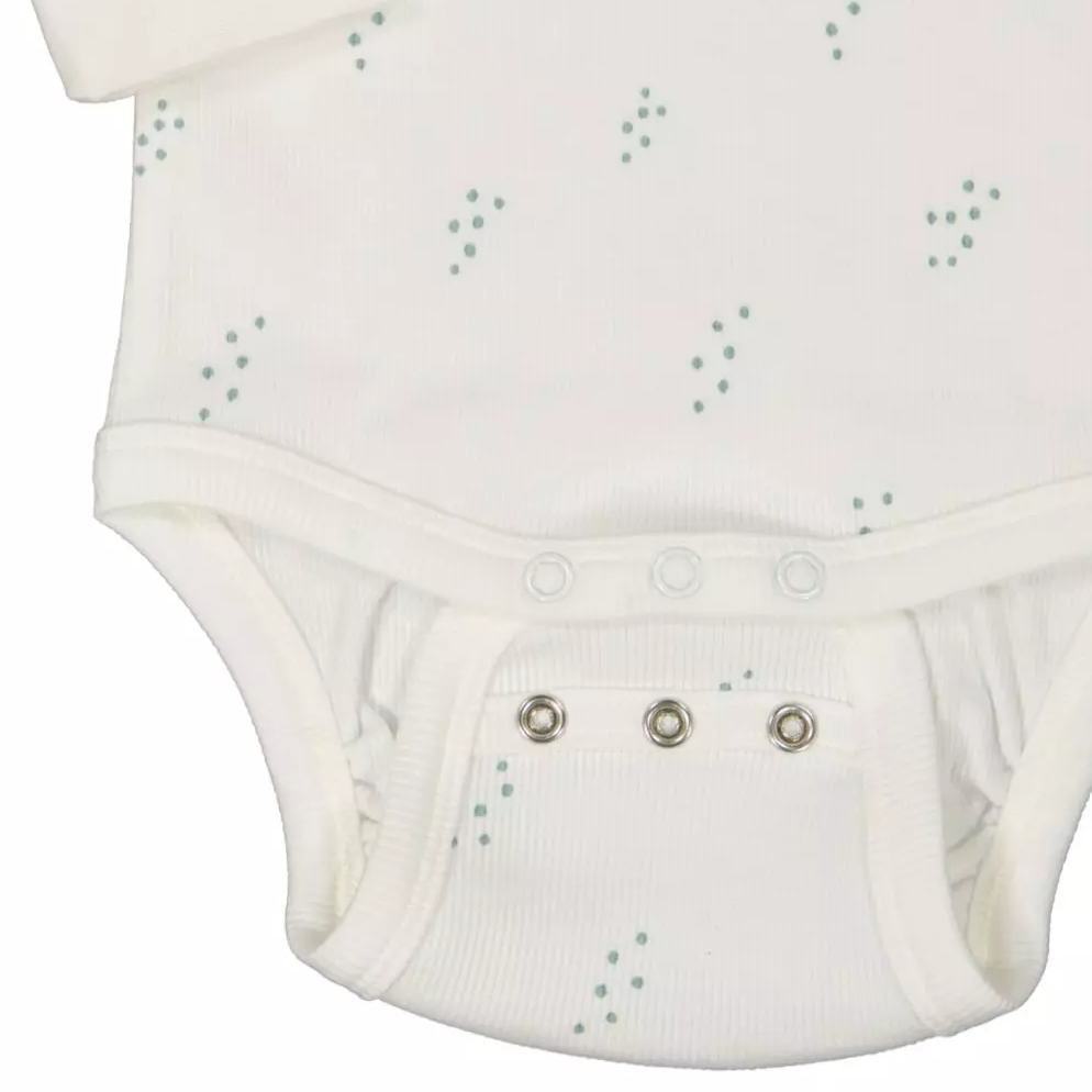 Body L.S Tiny green dot 62/68