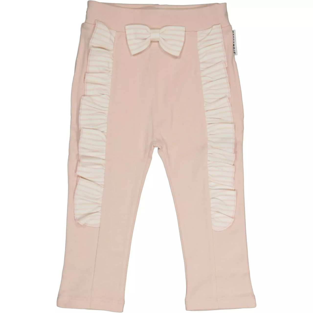 Flounce pant L.pink/offwhite 86/92