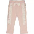 Flounce pant L.pink/offwhite 74/80