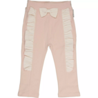 Flounce pant L.pink/offwhite 110/116