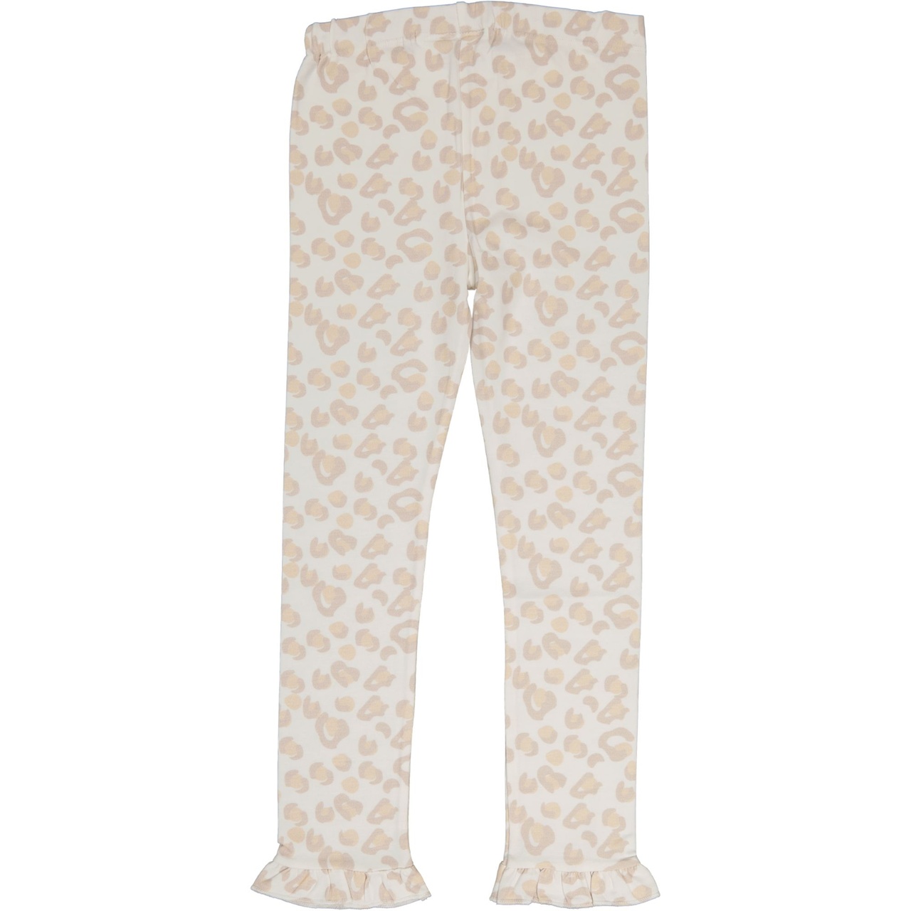 Bamboo leggings Soft beige leo 122/128