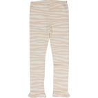 Bamboo Legginsid Soft beež zebra