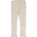 Bamboo leggings Soft beige zebra  74/80