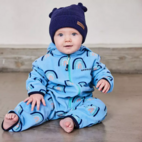 Knitted beanie ears Navy  10m-2Y