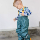 Rain set fleece Mossgreen