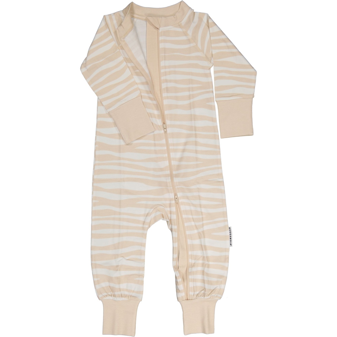 Bamboo pyjamas Soft beige zebra  50/56