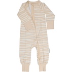 Bamboo pyjamas Soft beige zebra  62/68