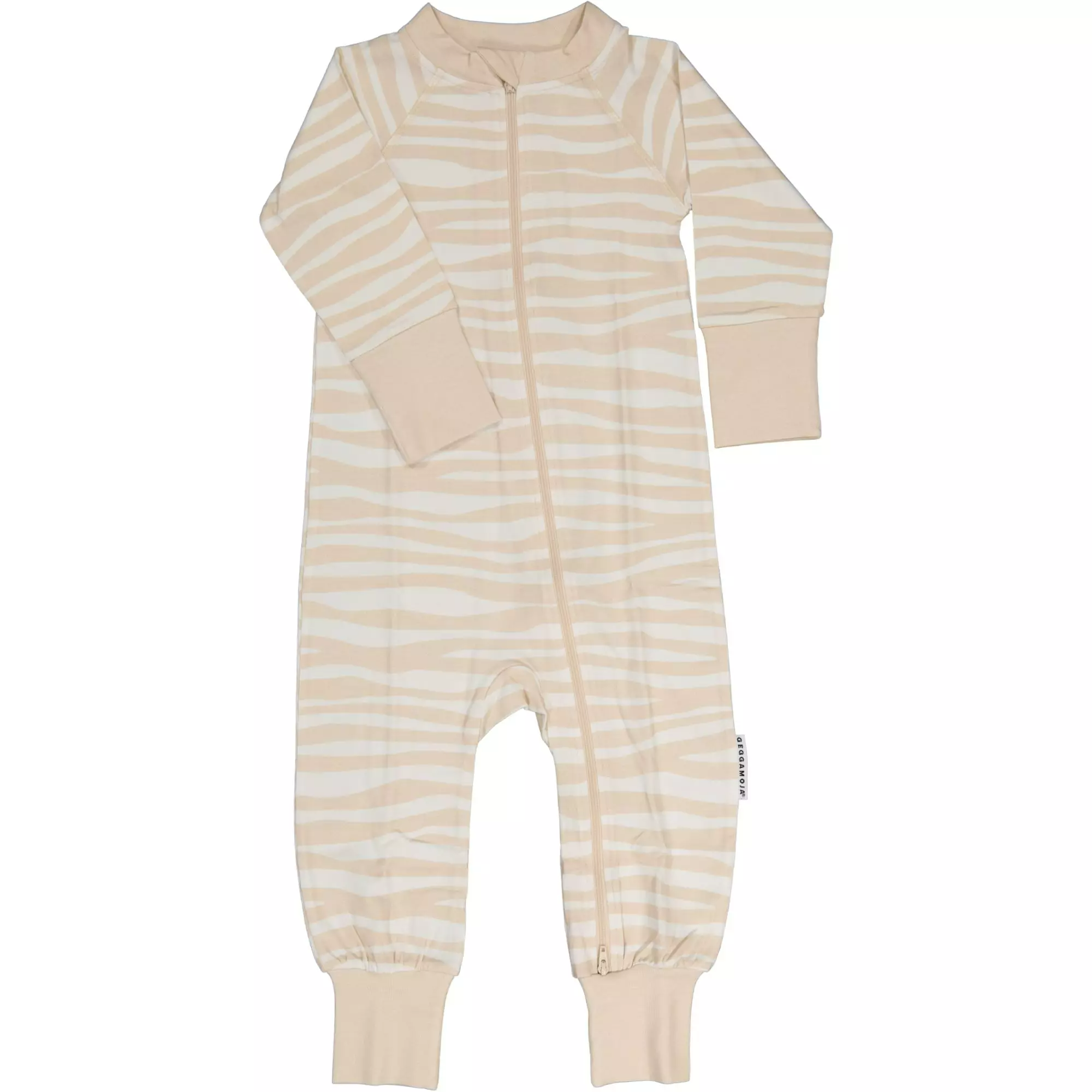 Bamboo pyjamas Soft beige zebra  98/104