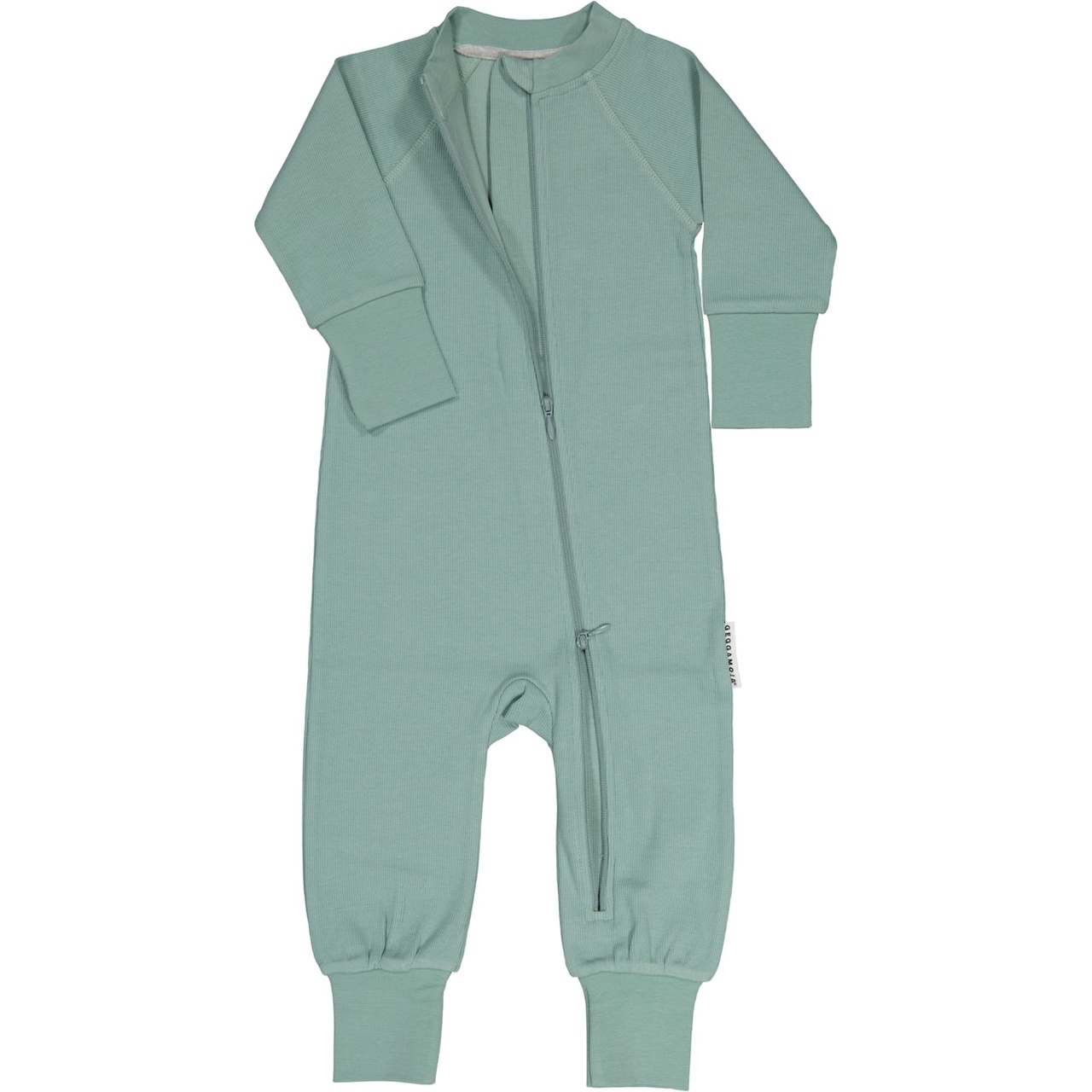 Pyjamas 2-way zip Green 62/68