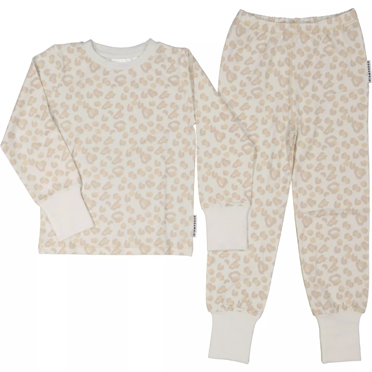 Bamboo two pcs pyjamas Soft beige leo 146/152