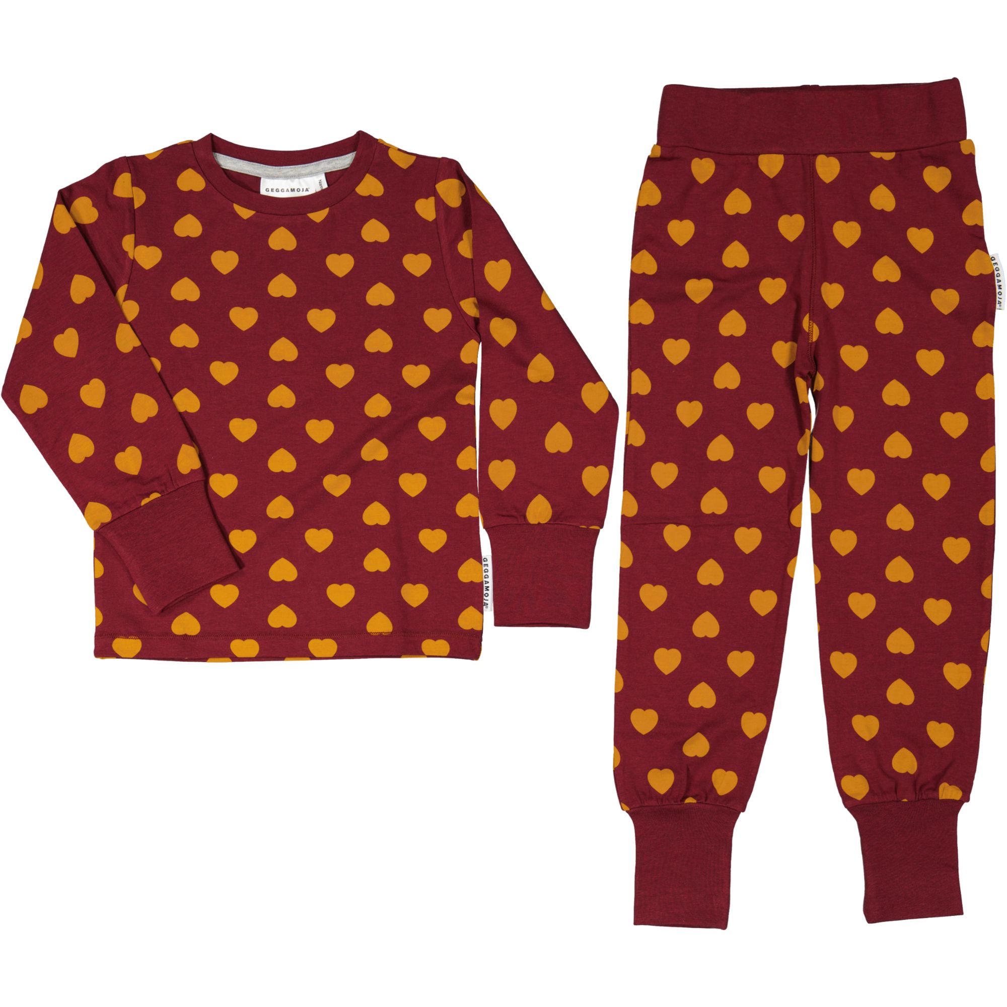 Bamboo two piece pyjamas Heart