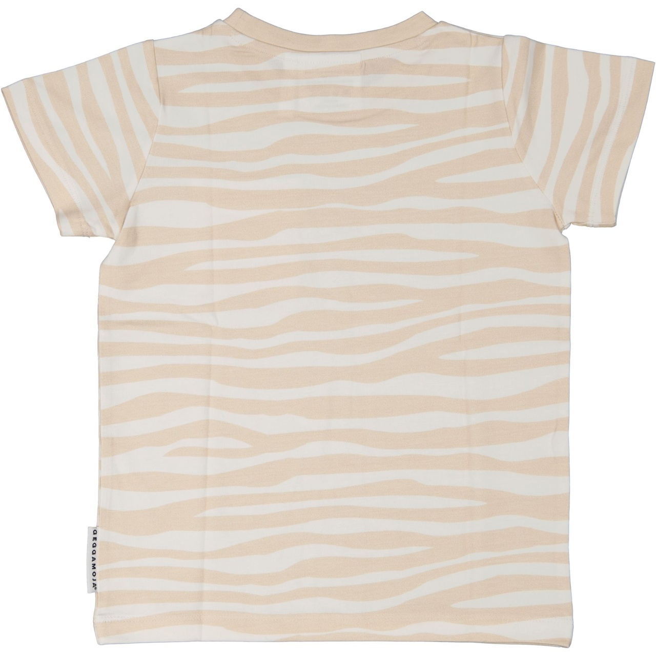 Bamboo s.s tee Soft beige zebra  134/140