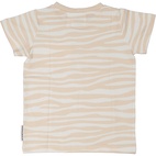 Bamboo s.s tee Soft beige zebra  134/140