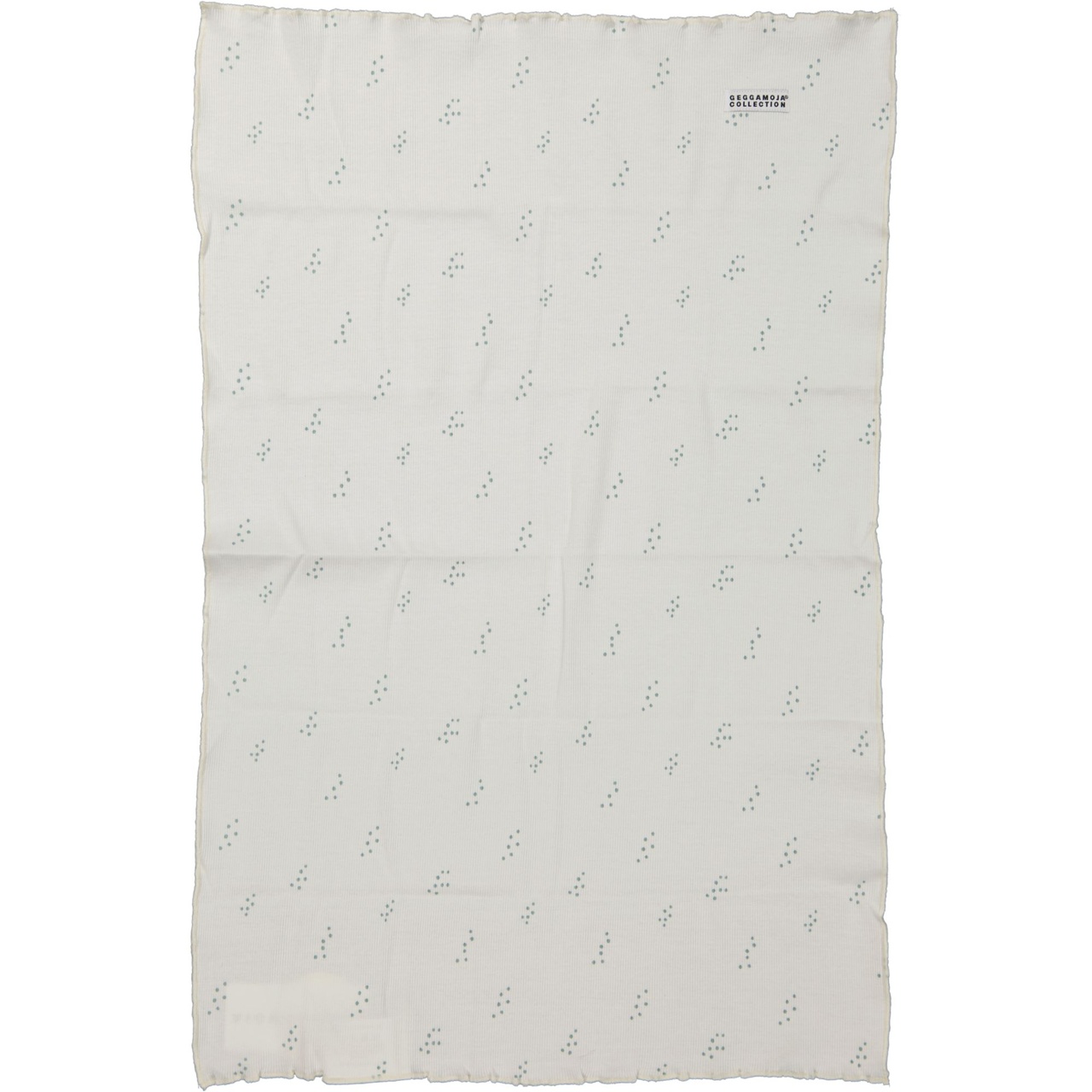 Cuddly blanket Tiny green dot One Size