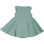 Summer flounce dress Green 86/92