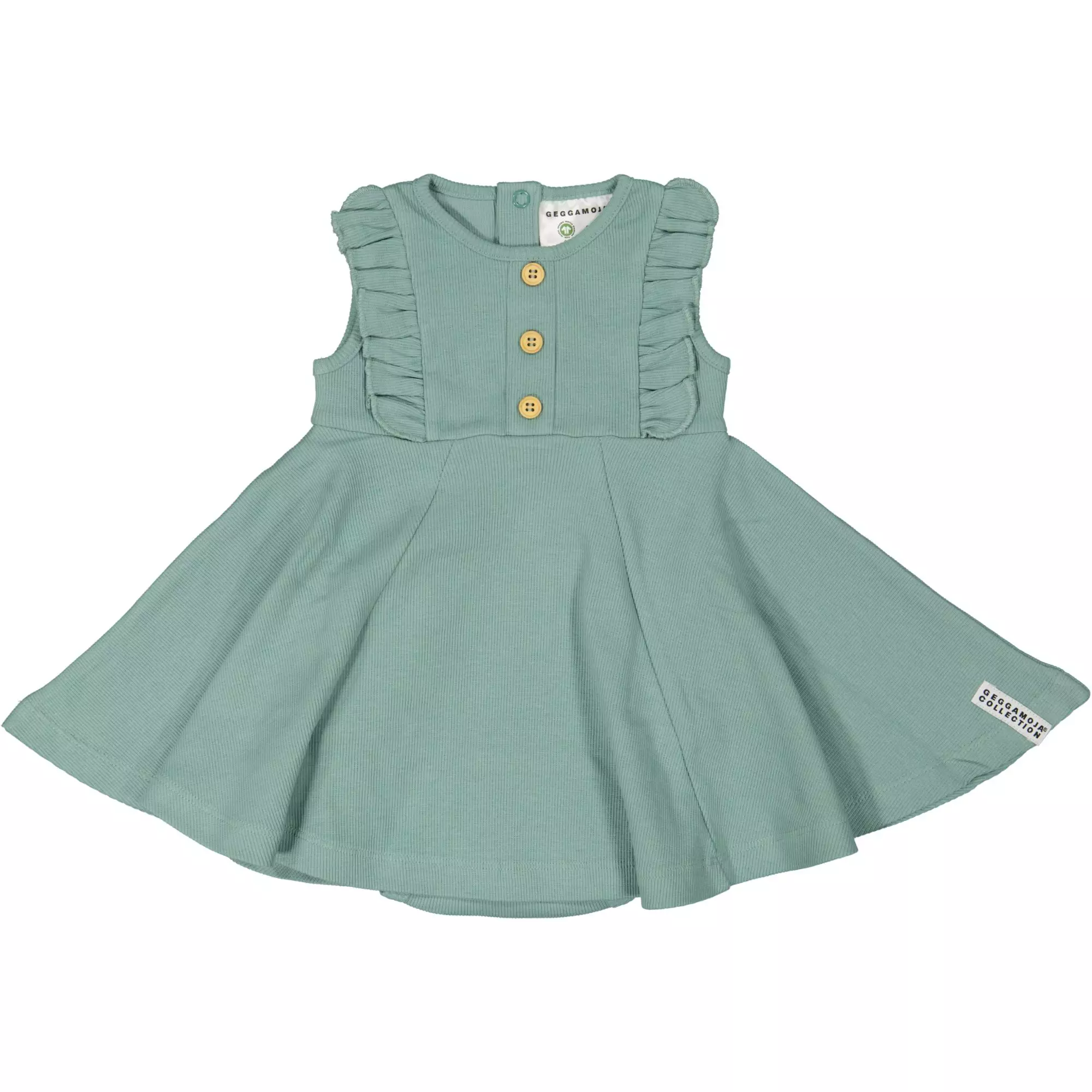 Summer flounce dress Green