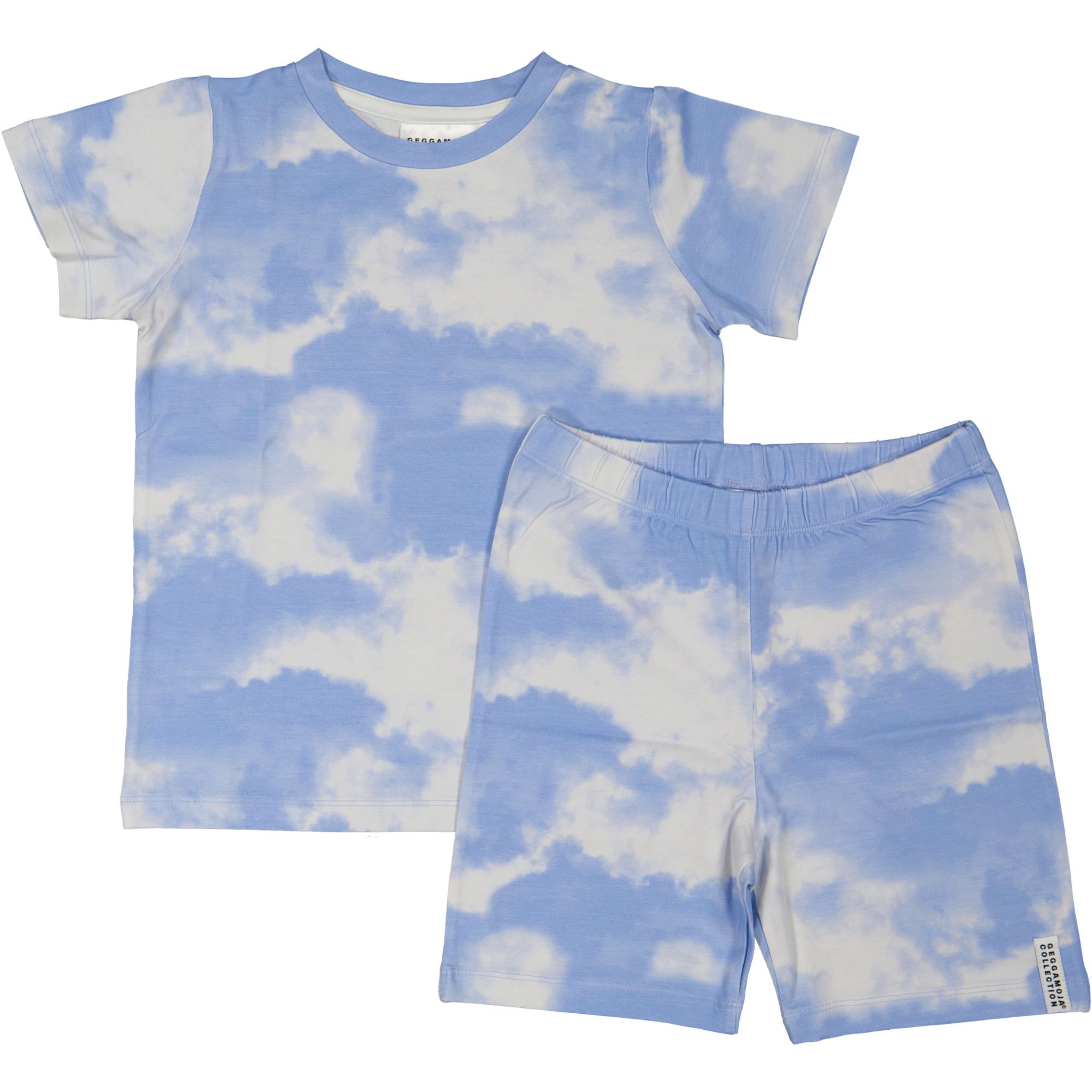 Bamboo summer two pcs pyjamas Blue sky