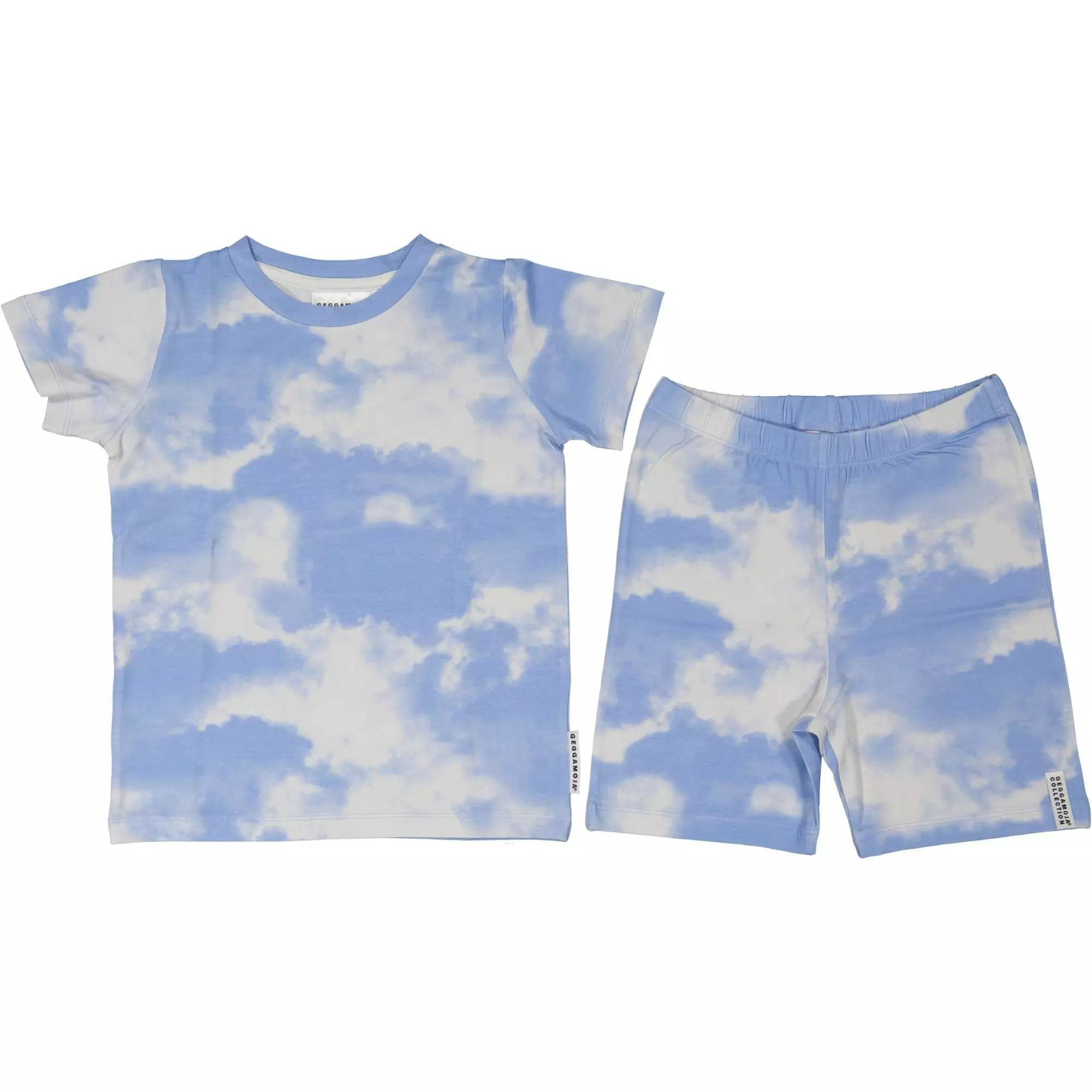 Bamboo summer two pcs pyjamas Blue sky