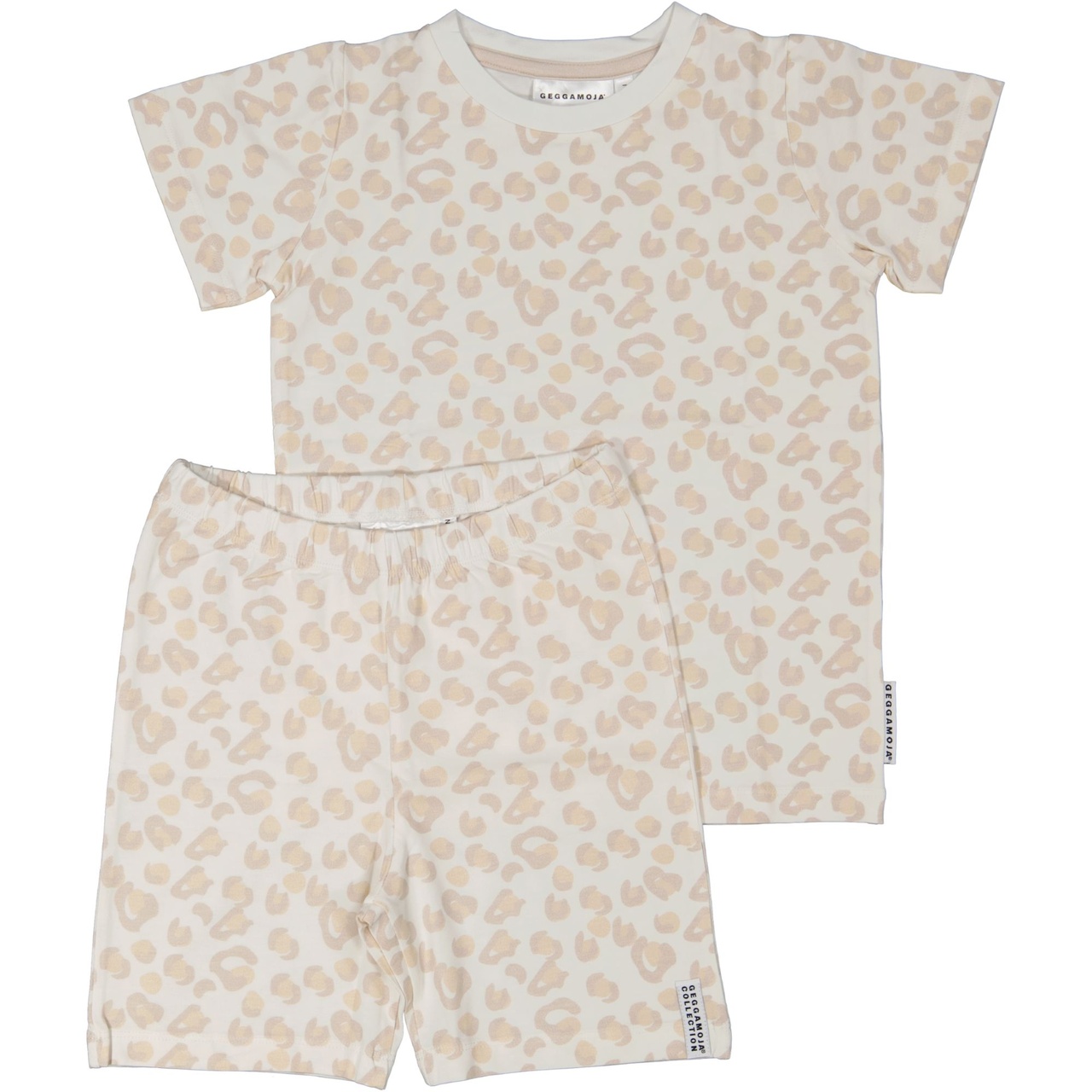 Bamboo summer two pcs pyjamas Soft beige leo 134/140