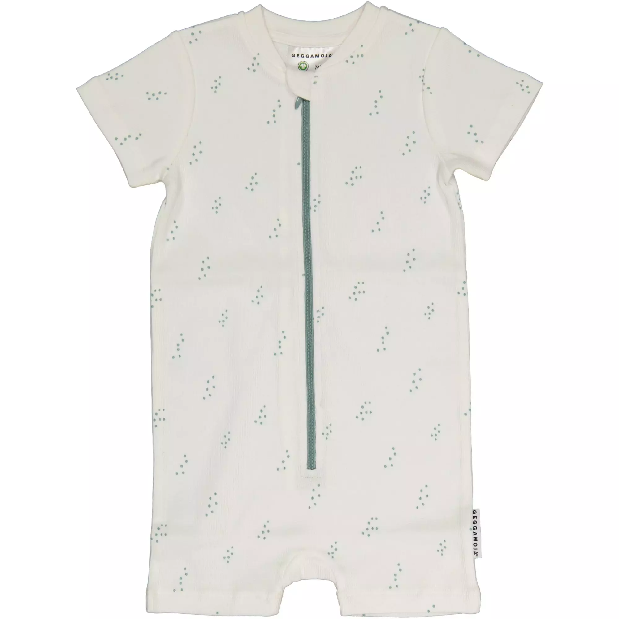 Summer pyjamas/suit Tiny green dot 110/116