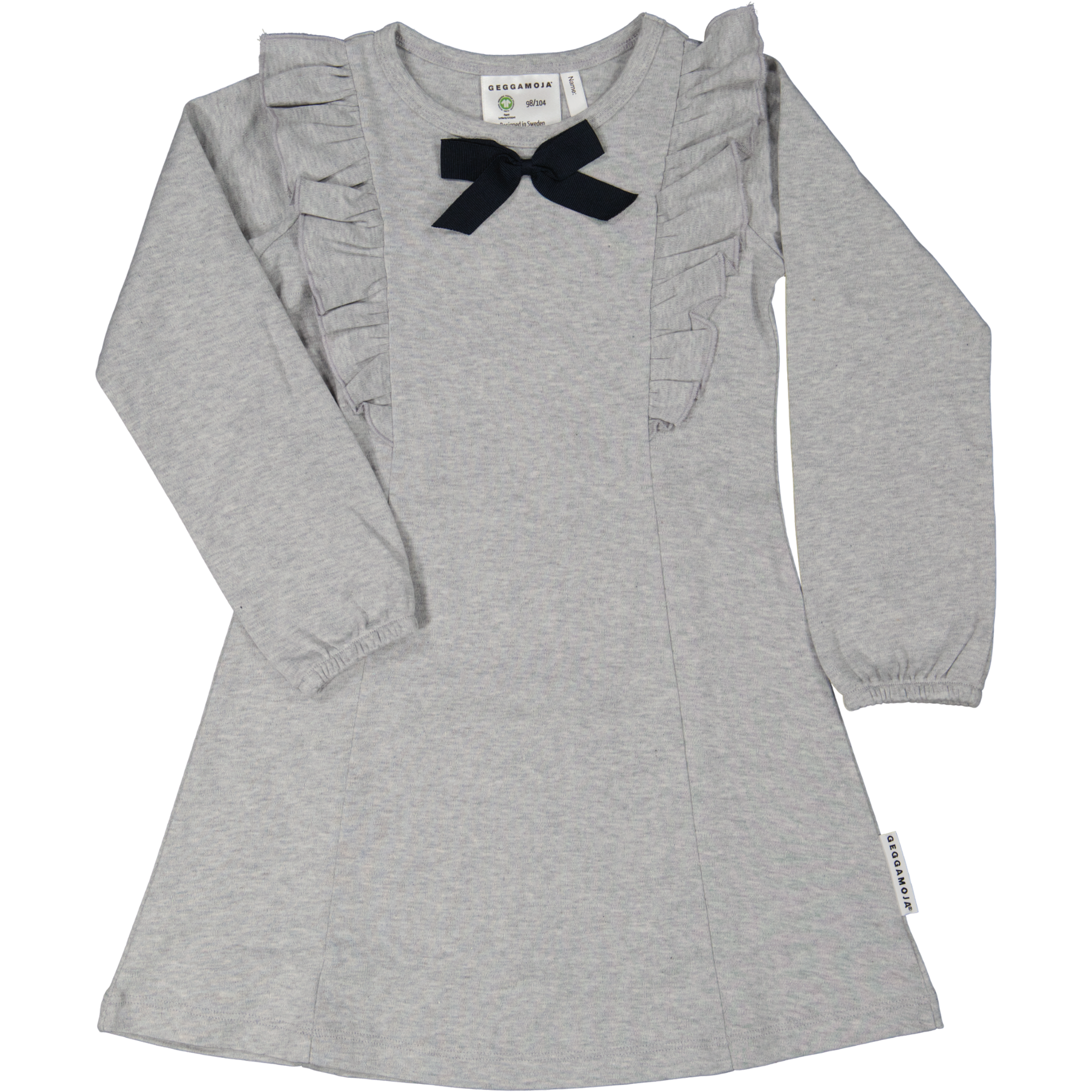 Bow dress Grey melange