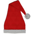 Knitted Christmas hat punainen 2-6 Y