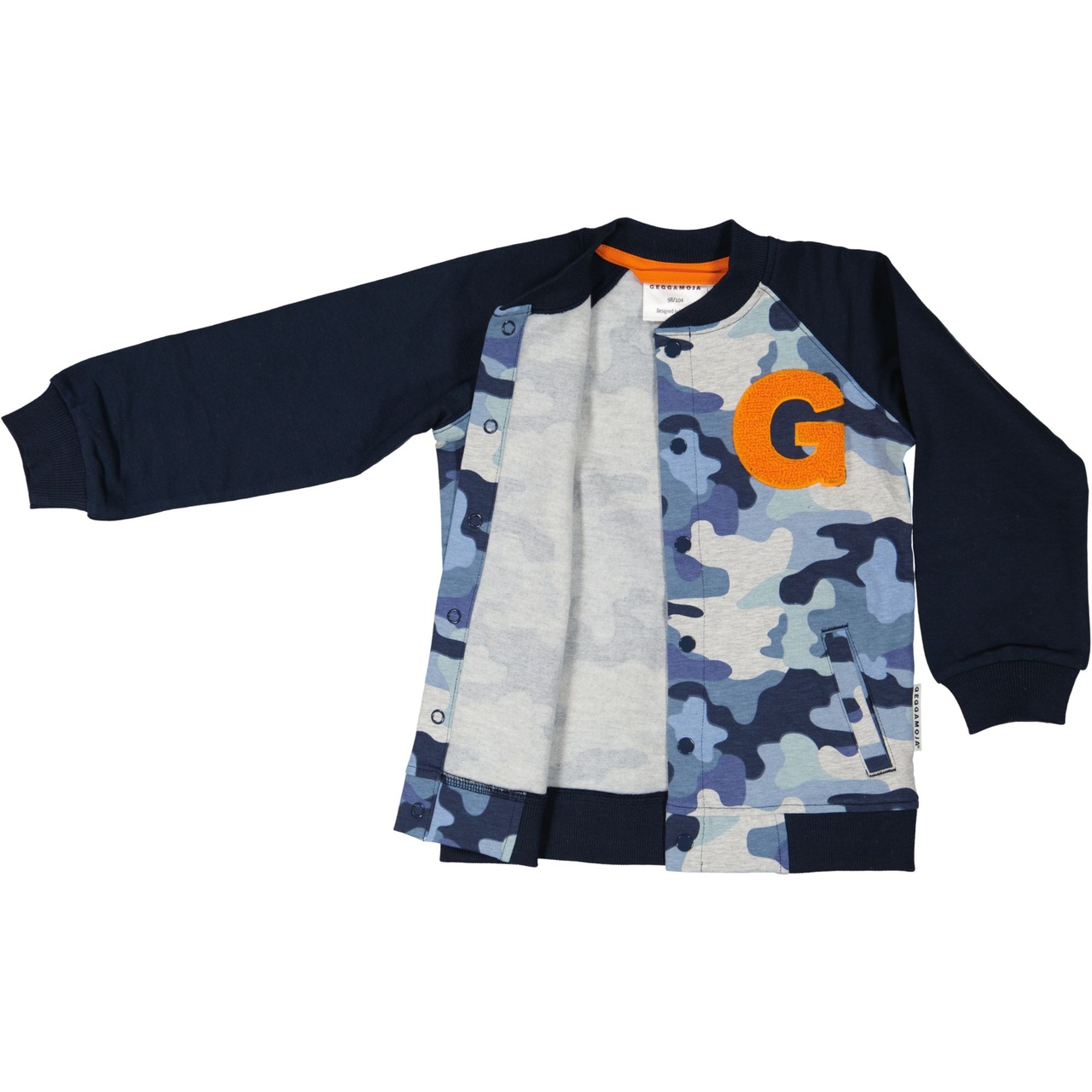 College baseball jacket Blue camo  146/152