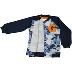 College baseball jacket Blue camo  98/104