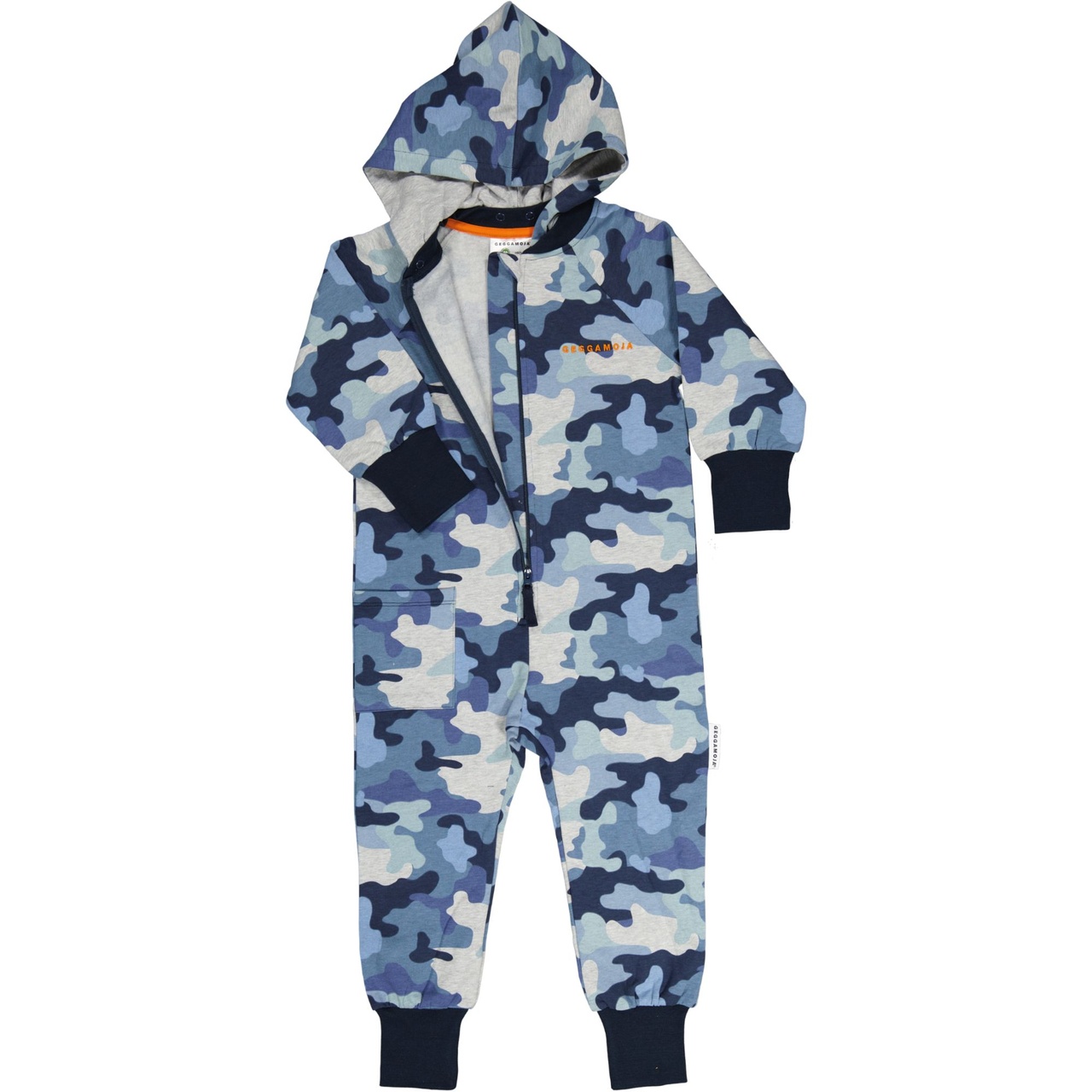 College jump suit Blue camo  62/68