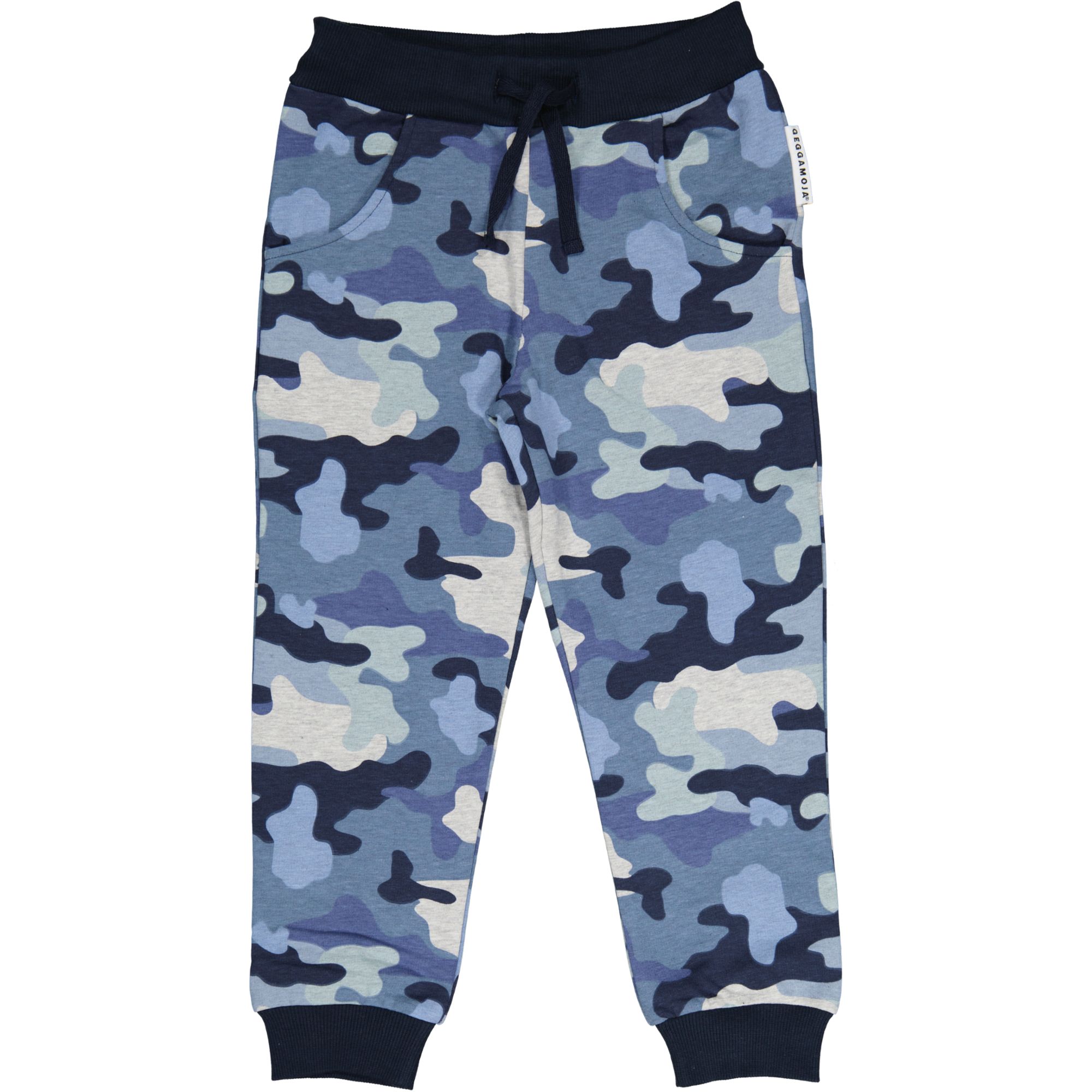 College baggy pant Blue camo