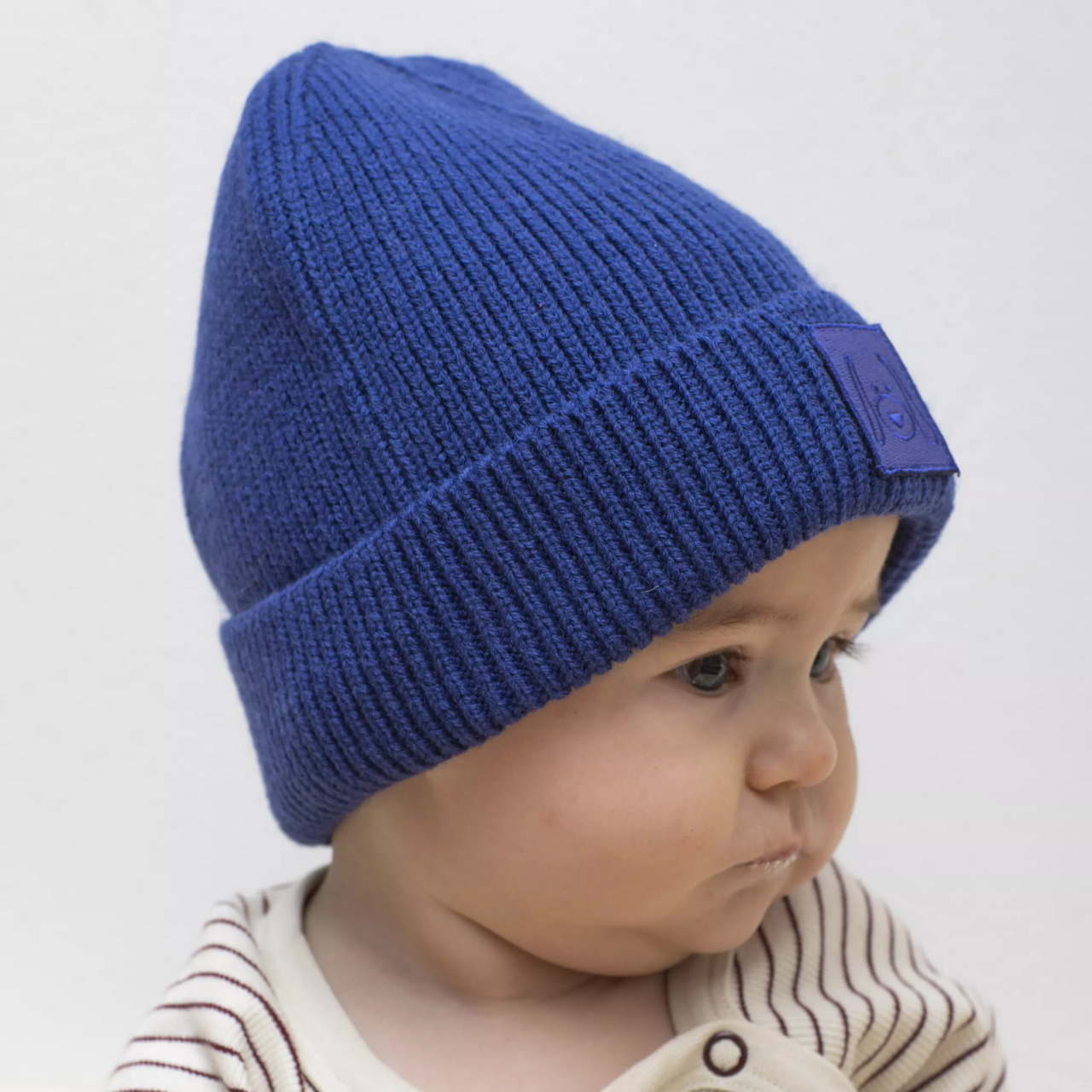 Blue sales knit hat