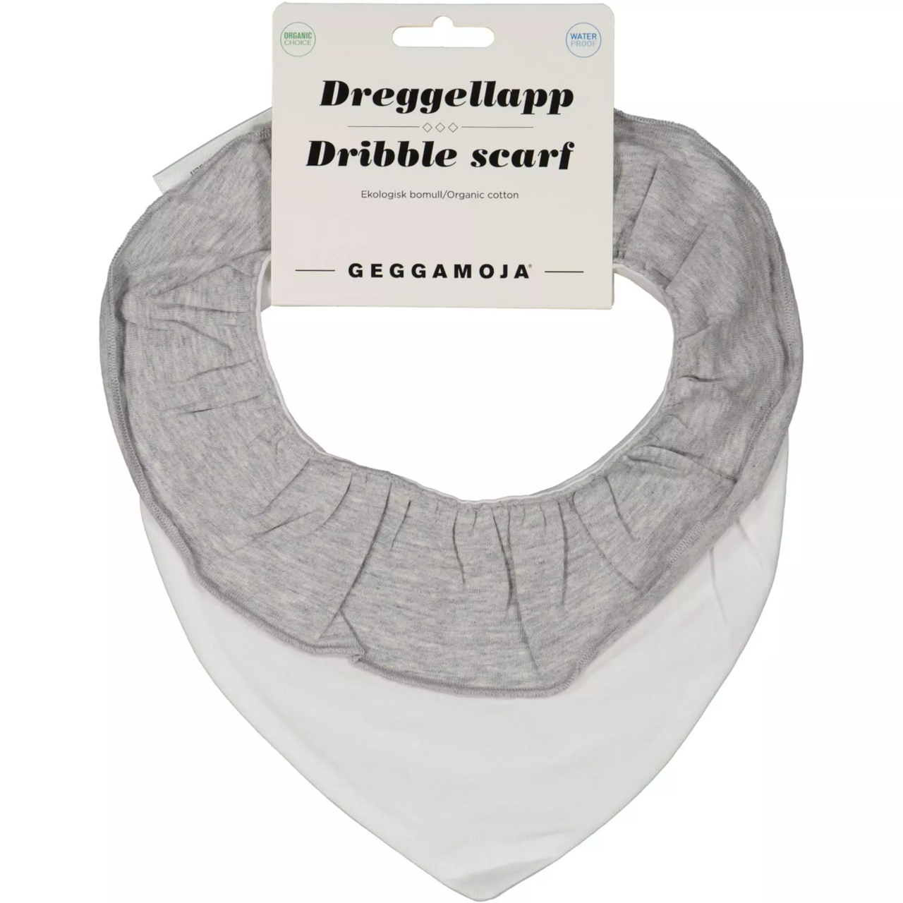 Bib flounce White  One Size