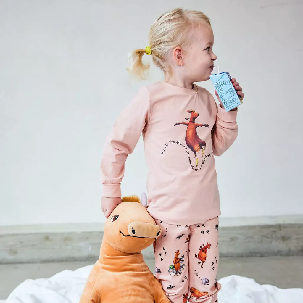 Pyjamas tvådelad Mamma Mu och Kråkan Rosa 98/104