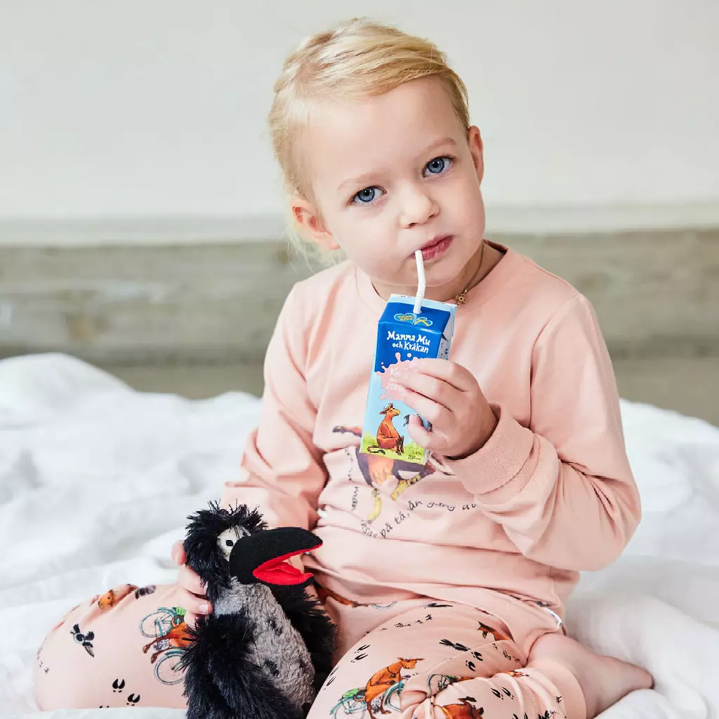 Pyjamas tvådelad Mamma Mu och Kråkan Rosa 98/104