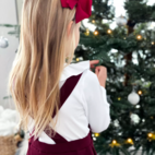 Dungaree dress Burgundy 122/128