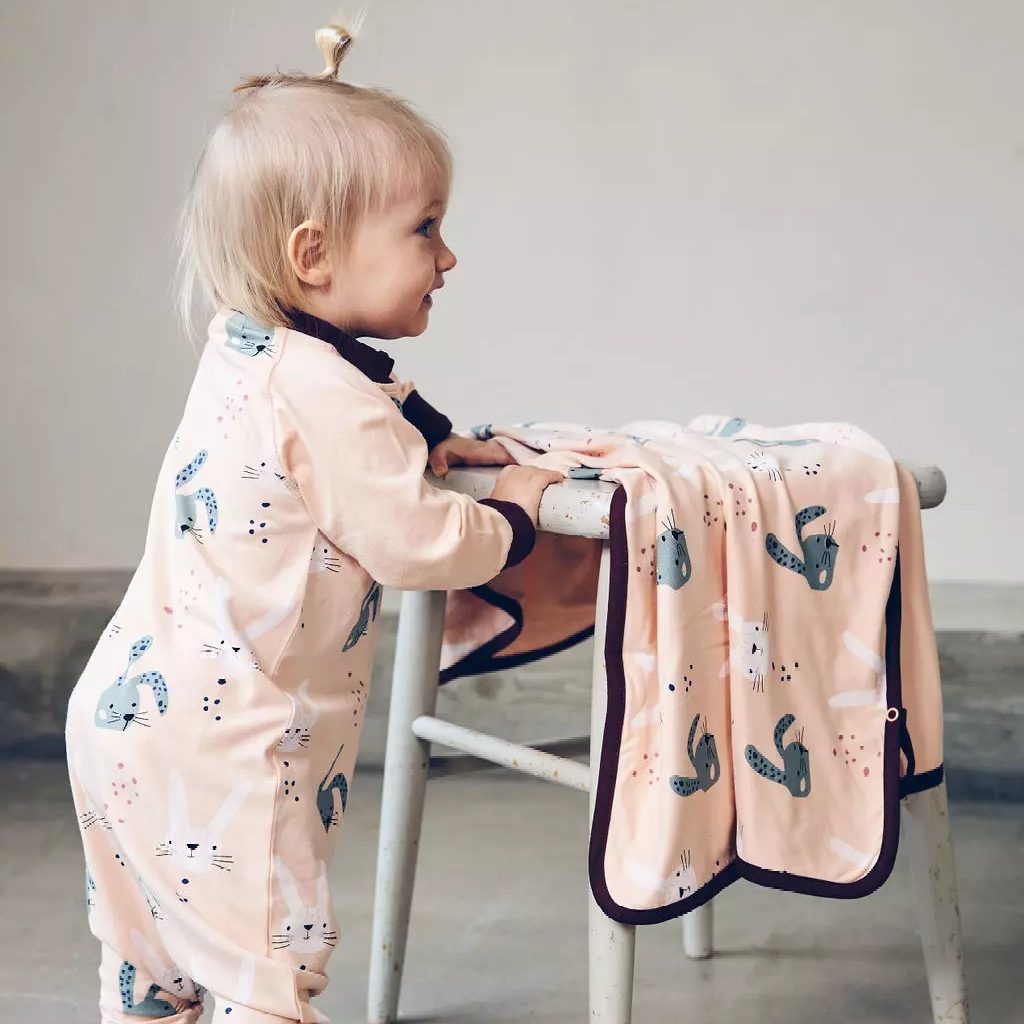 Bamboo two way zip pyjamas Rabbit 98/104