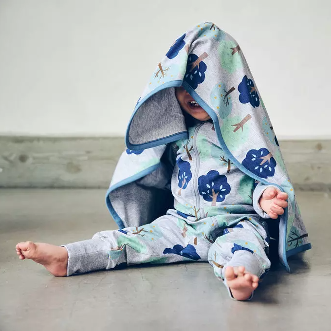 Bamboo baby blanket Trees