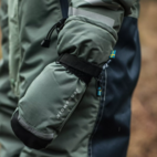 Winter mitten Mossgreen 6-9 y