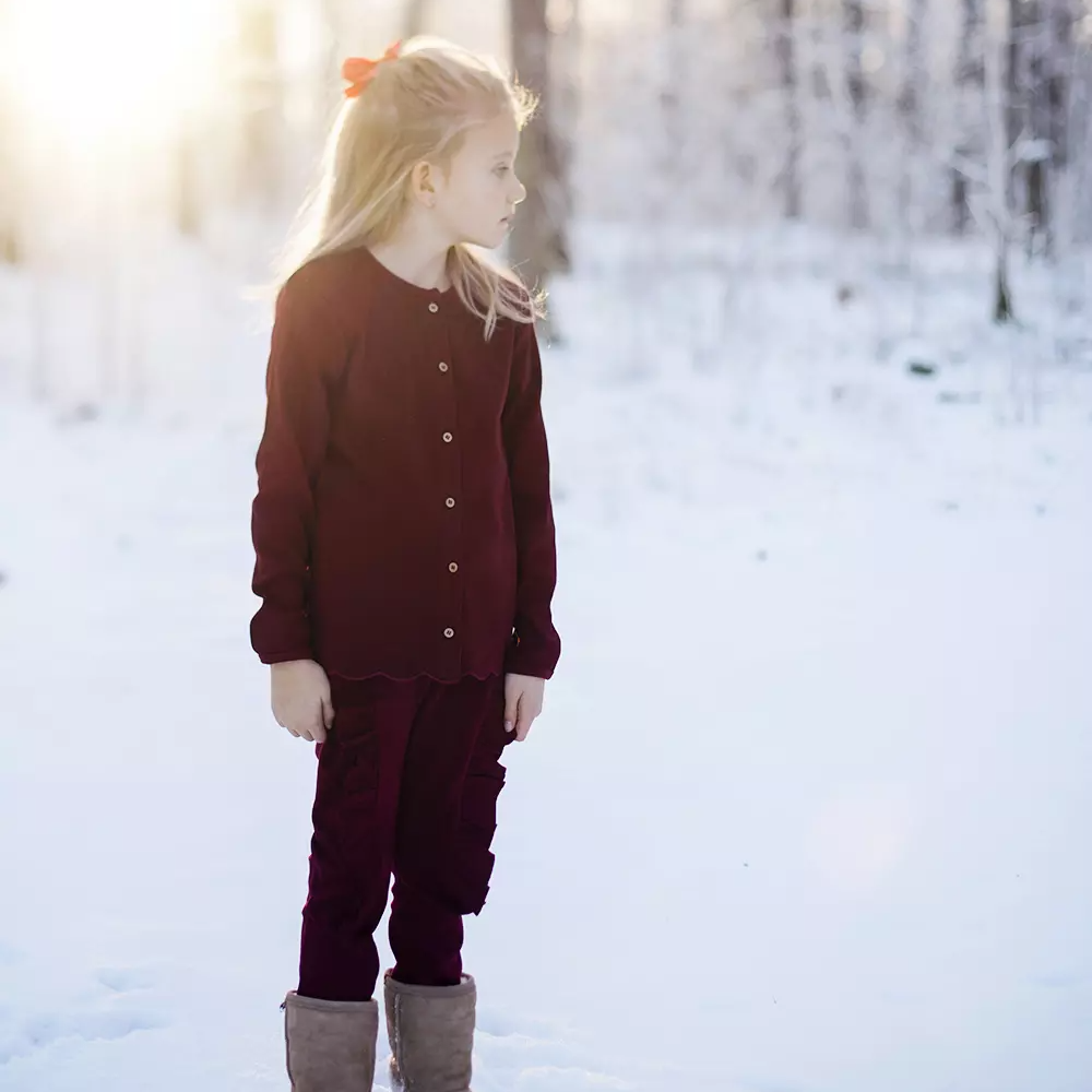 Cardigan Burgundy