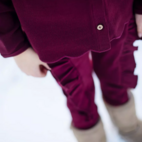 Flounce pant Burgundy 62/68