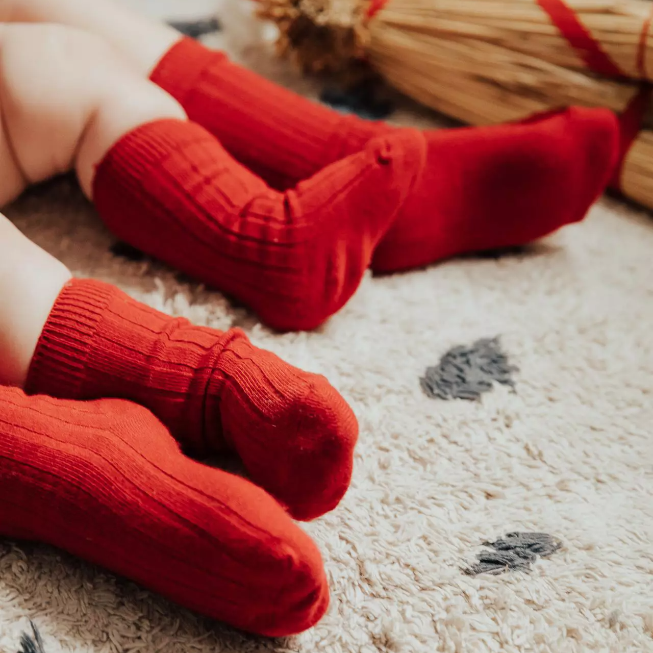 Knee socks Red