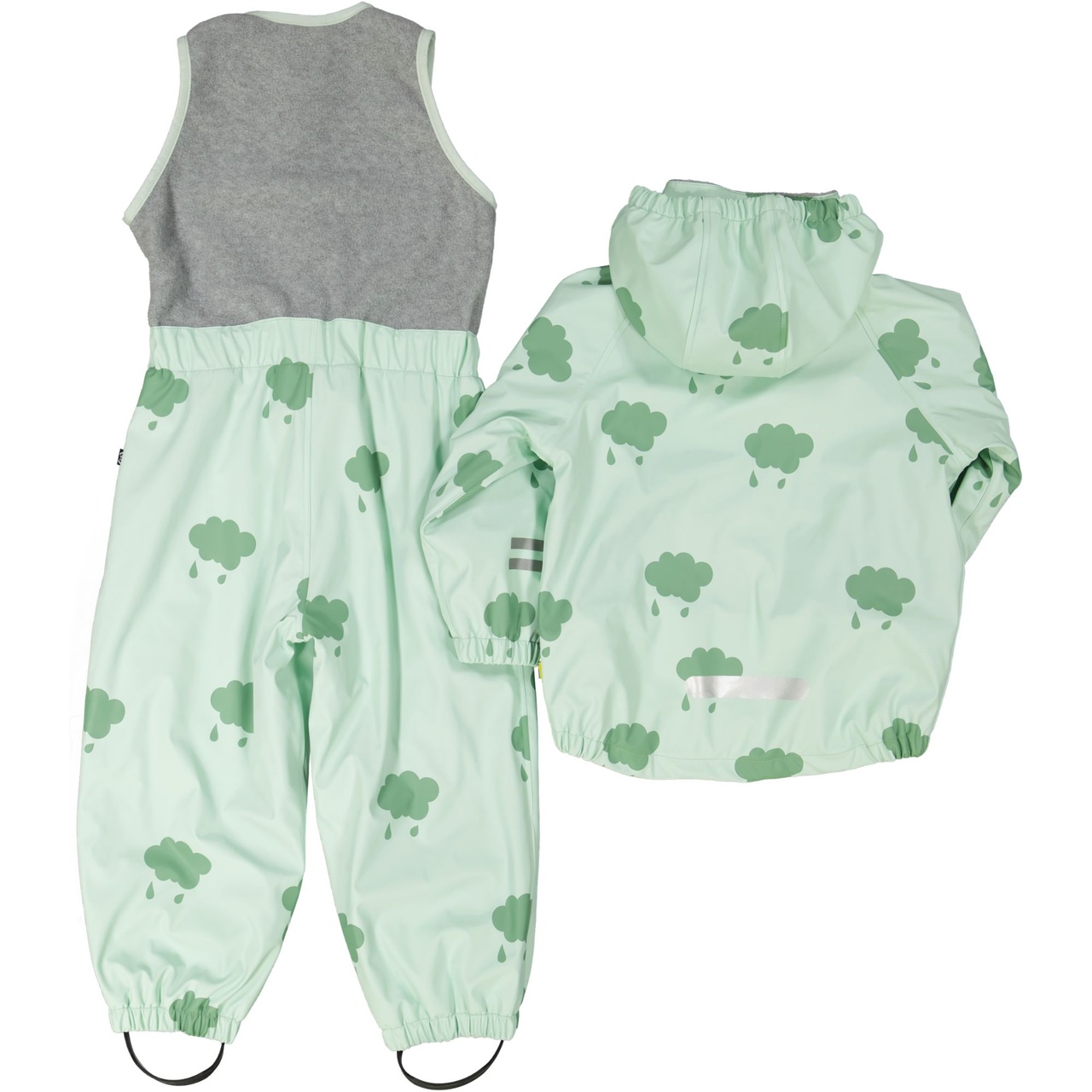 Rain set fleece Mint cloud  146/152