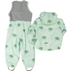 Rain set fleece Mint cloud