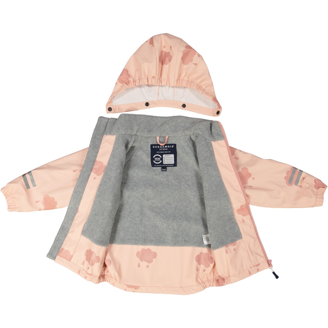 Rain set fleece Pink cloud  122/128