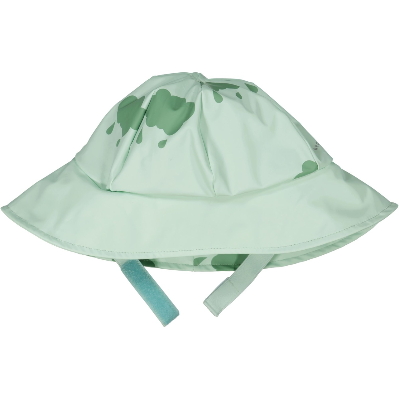 Rain hat fleece Mint cloud  2-4