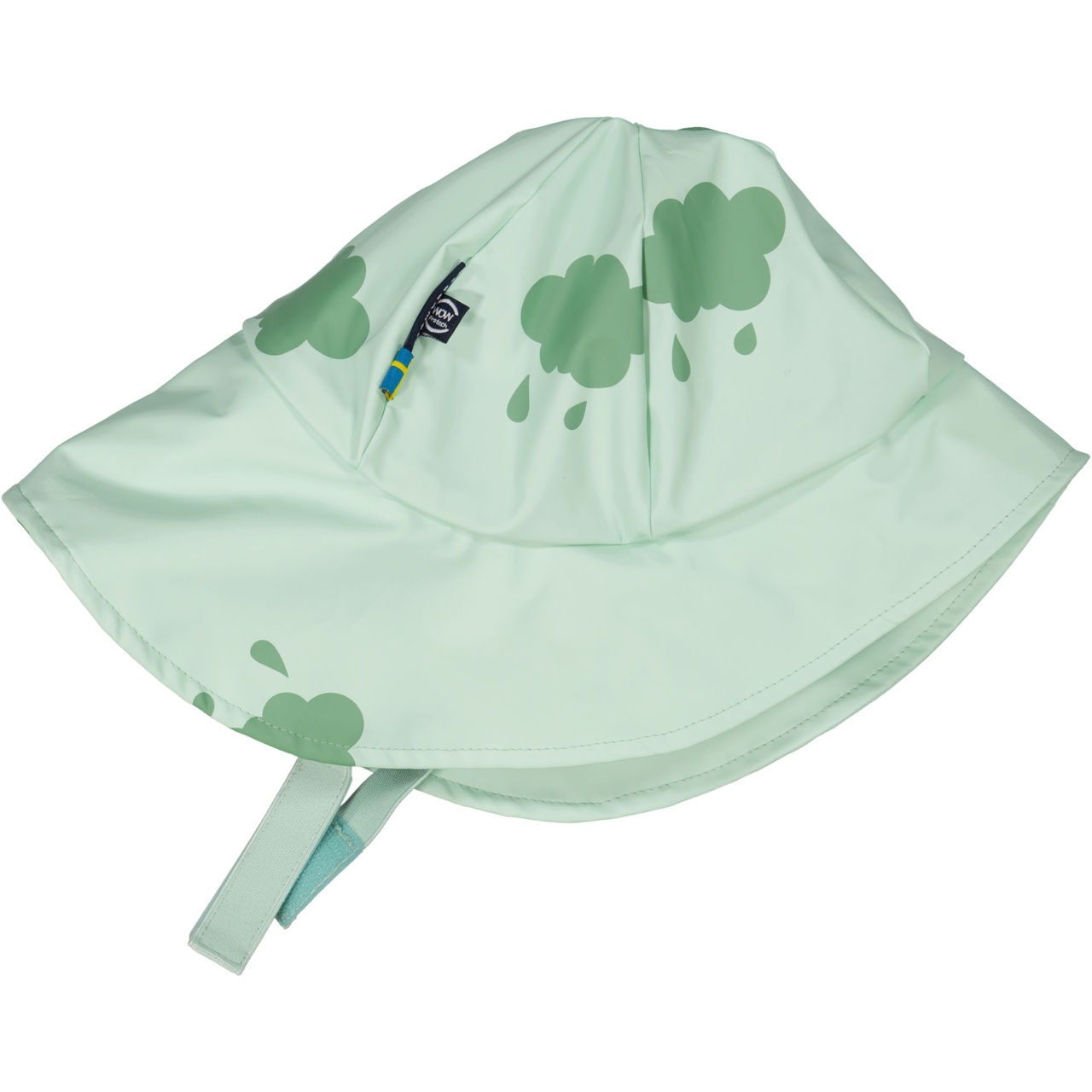 Rain hat fleece Mint cloud  4-6