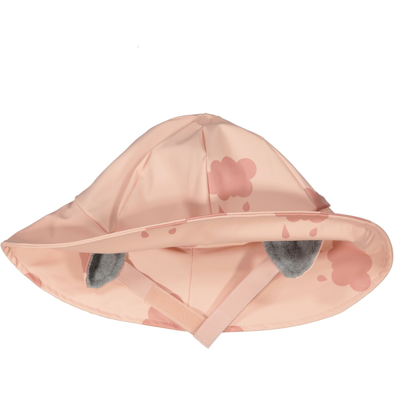 Rain hat fleece Pink cloud  2-4