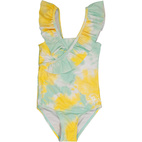 UV swim suit Tie dye yellow  146/152