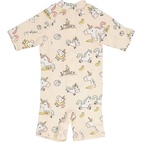 UV suit Beige unicorn 110/116