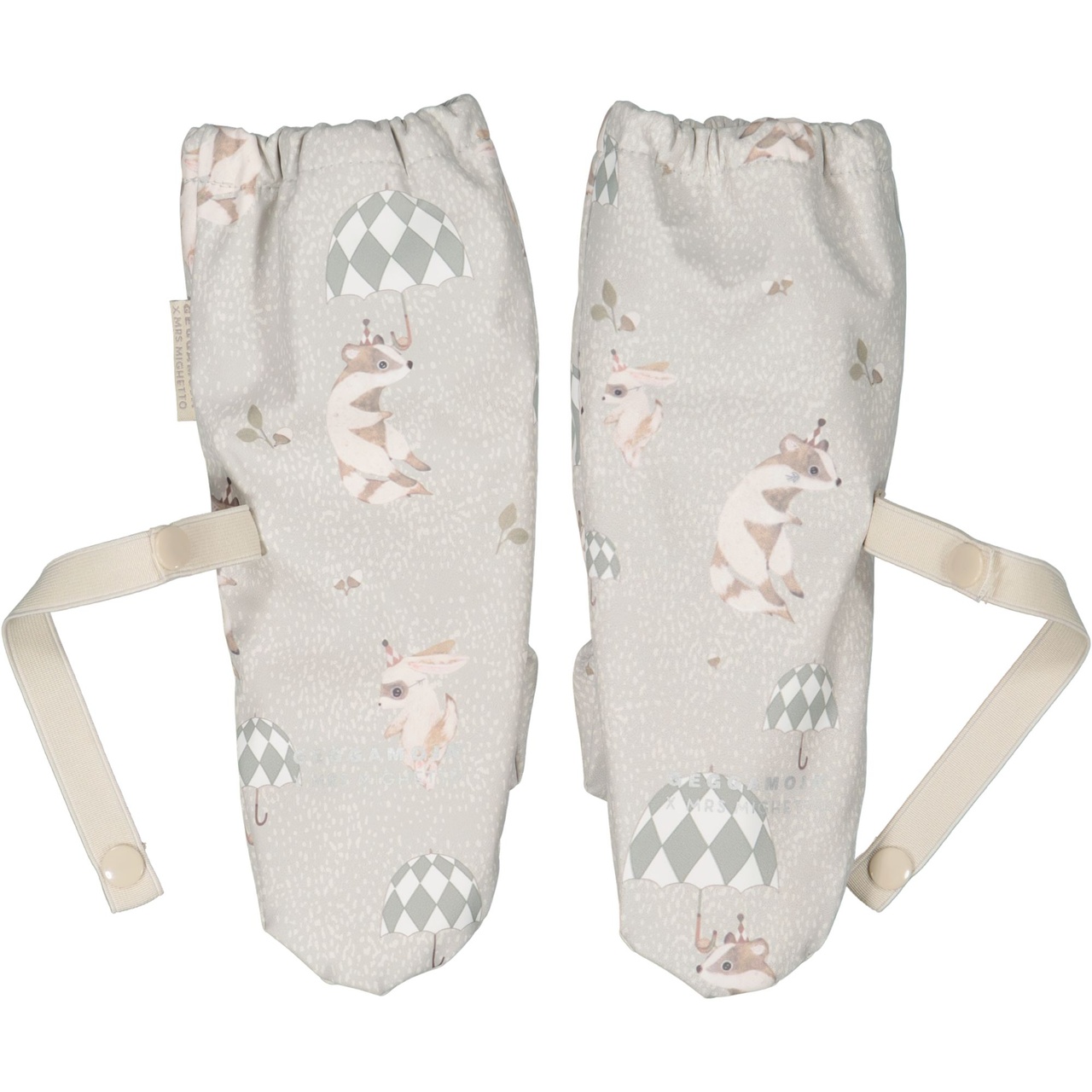 Rain mitten fleece Acorn